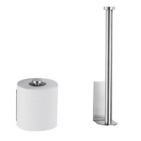 Standing Stainless Steel 3M Paper Towel Hanger Toilet Paper Holder Stand