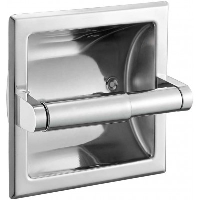 304 Stainless Steel Wall Mount Brushed nickel Recessed Toilet Paper holder